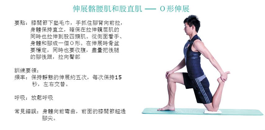 【物理自療】Ｏ形伸展： 改善踩車體適能